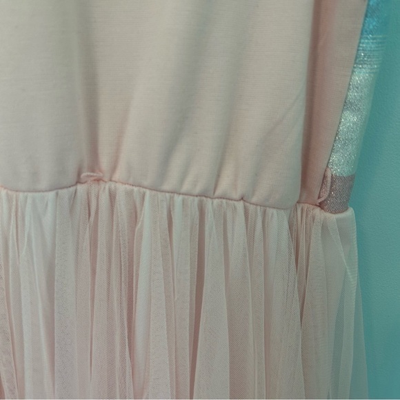 Cat & Jack Pink & Blue Glitter Flowy Sleeveless MIDI Dress Size XL - Picture 6 of 10